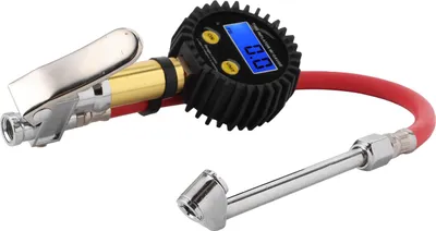 Image de Gonfleur de pneus avec manomètre digital universel pour voiture et moto 3?200PSI