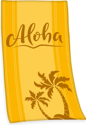 Produktbild von Strandlaken Strandtuch - 93 x 170 cm - Aloha - Duschtuch Saunatuch Badetuch Baumwolle
