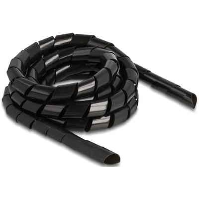 Produktbild von DELOCK Spiralschlauch flexibel 2 m x 16 mm schwarz
