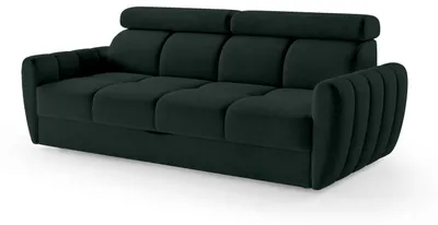 Immagine prodotto di Divano letto Franec, colore nero, struttura in faggio