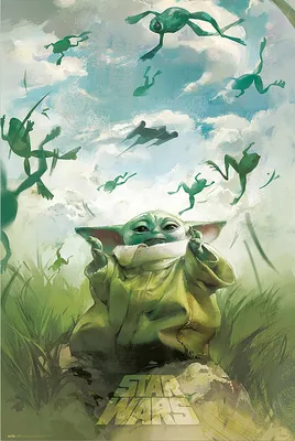 Zdjęcie produktu dla Plakat star wars grogu training