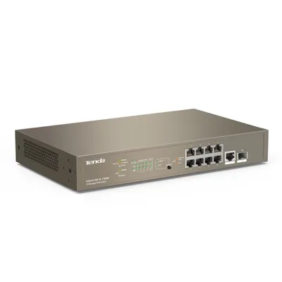 Image de Commutateur L3 PoE+ (130W) avec gestion locale, 8×RJ45 1Gbps PoE+, 1×SFP 1Gbps
