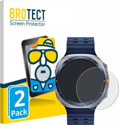 Produktbild von 2x BROTECT Schutzfolie für Samsung Galaxy Watch Ultra 2 (47 mm) Displayschutz Displayschutzfolie Folie Matt Entspiegelungsfolie