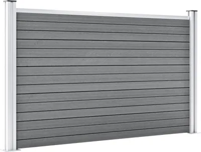 Immagine prodotto di Recinzione da giardino WPC 872x106 cm grigio