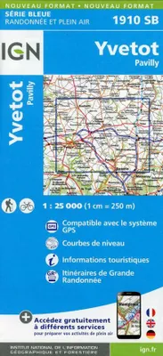 Zdjęcie produktu dla Yvetot, Pavilly – skala 1:25000