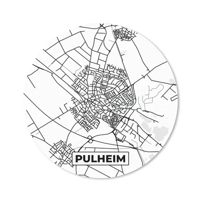 Produktbild von MuchoWow® Mauspad Mousepad Karte - Stadtplan - Pulheim - Karte 50x50 cm - Mousepads - Maus Mat - Pad - Mausunterlage - Vinyl