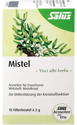 Immagine prodotto di Tè medicinale al vischio Salus per sostenere la funzione circolatoria, 15 pz. Sacchetto filtro