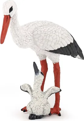Image de Papo Wild Life Cigogne avec poussin 50159