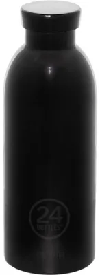 Produktbild von 24Bottles Clima, 500 ml, Tägliche Nutzung, Schwarz, Edelstahl, Erwachsener, Edelstahl