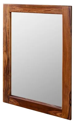 Immagine prodotto di MASSIVMOEBEL24 | specchio in legno di Shesham / Acacia 100x3x70 Noce cerato TORONTO #237