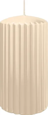 Produktbild von Rillen Kerzen Creme 150 x Ø 80 mm, 4 Stück