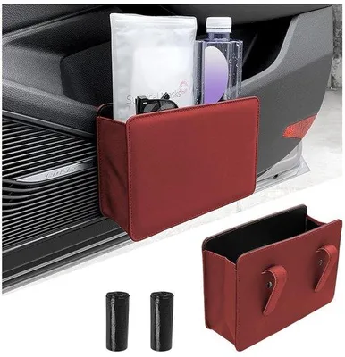 Produktbild von Mülleimer – Robust und langlebig – Aufbewahrungsbox mit Deckel – Auto-Organizer – Wasserdicht – Zusammenklappbar – 20,5 x 6,5 x 14 cm