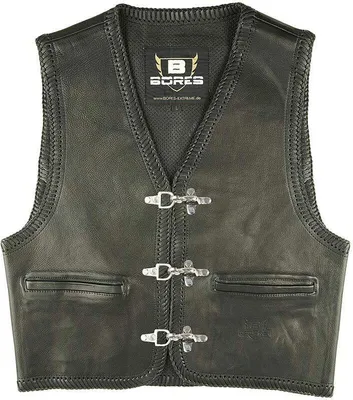 Produktbild von Bores Sunride 1 Lederweste, schwarz, L