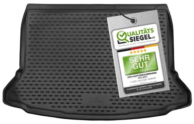 Produktbild von WALSER XTR Kofferraumwanne für Mercedes-Benz A-Klasse (W177) 2018-Heute, oberer Ladeboden, 100% passgenaue Antirutschmatte Auto, Gummimatte Auto, Kofferraum Schutzmatte, Auto Gummimatten