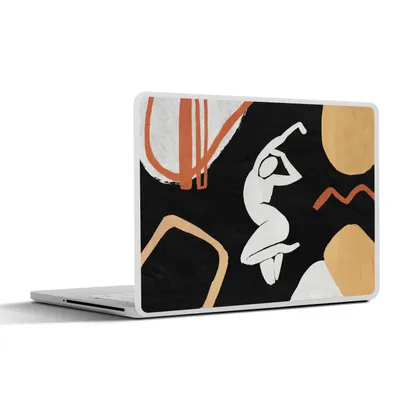 Produktbild von MuchoWow® Laptop Aufkleber Sticker Cover Kunst - Abstrakt - Menschen 31x22.5 cm - Laptop-Deko