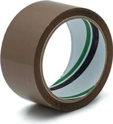 Zdjęcie produktu dla Taśma Pakowa Klejąca 48mm/54mSolvent Brązowa