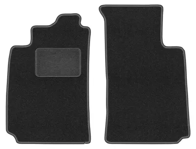 Image de Tapis avant en moquette pour Renault Megane I 1995-2002 (berline/Classic/à hayon) – 2 pièces, gris graphite, sur mesure – Wielganizator LUX