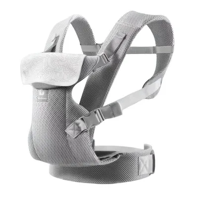 Produktbild von Verstellbare Babytrage 3-in-1, ergonomische Tragehilfe mit Kopfstütze, atmungsaktiv, abnehmbar, für 1–36 Monate, atmungsaktiv, Grau