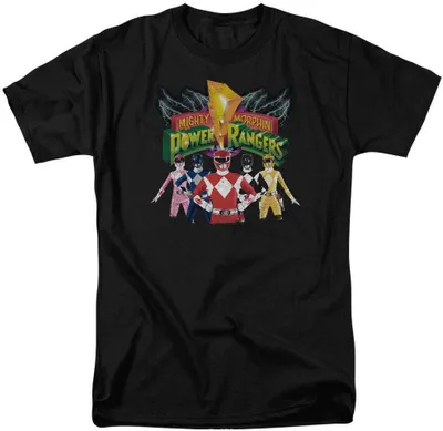 Obrázek produktu pro Mighty Morphin Power Rangers - Tričko "Unite" pro muže TV2948 (L) (Černá)