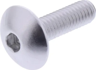 Produktbild von Linsenschraube JMP Bolt M6x1,00mm 20mm Aluminium silber