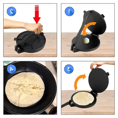 Produktbild von 8-Zoll-Tortilla-Presse aus Gusseisen