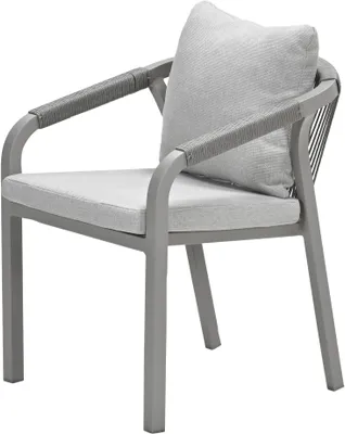 Produktbild von Garden Impressions Monti Dining Stuhl - taupe - rope grey sand - valley sand