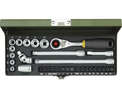 Obrázek produktu pro Proxxon Industrial Bits Metric 1/4 (6.3 mm) 32-piece 23078