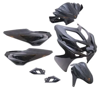 Image de Edge Storage 9 pièces Yamaha Aerox-R de l'année 2014-Noir métallique