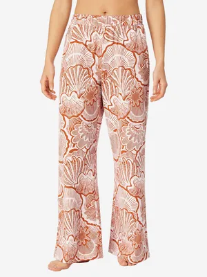 Productafbeelding van Schiesser dameslange pyjamabroek, katoen, stretch, single-jersey kwaliteit, met dessin