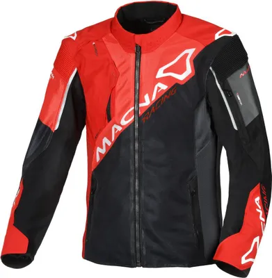Image de Veste moto Macna Sigil, noir/rouge, S
