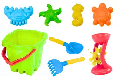 Produktbild von Sandspielzeug-Set Bucket Castle Grinder 9 El