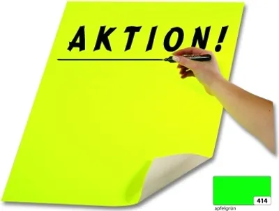 Produktbild von Folia Paper - Etalage Carton Folia 1Z 48x68cm 380gr Nr414 Grün | 10 Stück