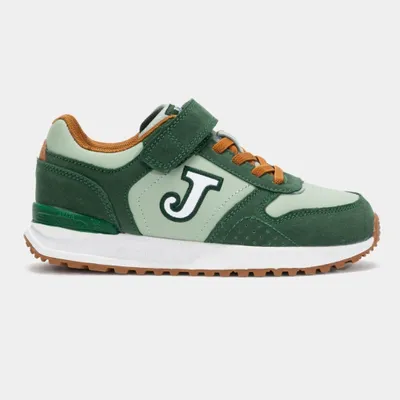 Zdjęcie produktu dla Joma Tornado Jr Biało-Zielone Buty Sportowe Casual Dziecięce 33