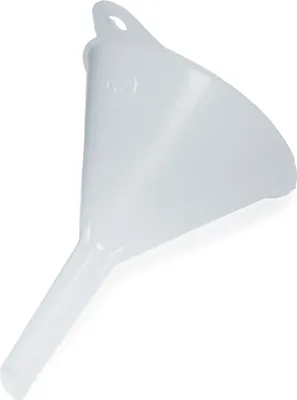 Immagine prodotto di Imbuto in HDPE, naturale, 60 mm, per travasare e riempire liquidi come gli inchiostri