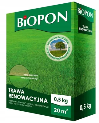 Zdjęcie produktu dla Trawa renowacyjna BIOPON 0.5kg