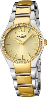 Produktbild von Candino Damen Uhr Quarzwerk C4538/2 Edelstahl Armband-Uhr Luxus silber D2UC4538/2