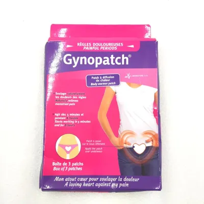 Obrázek produktu pro GYNOPATCH náplasti menstruační křeče x3 úleva od bolesti difúze