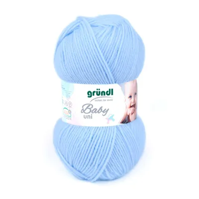 Produktbild von Gründl Babywolle uni,1x50 gr,70% Polyacryl/30% Polyamid pflegeleicht und kuschelweich 03