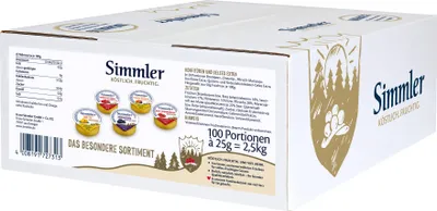 Produktbild von Simmler Das besondere Sortiment 100x25g