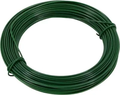 Produktbild von Bindedraht (ummantelt) - Grün - Ø 1mm - Länge: 30 m