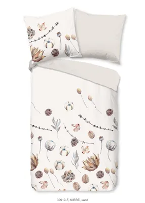 Produktbild von Duvet cover Good Morning 135x200 + 1* 80x80 cm - dry flowers