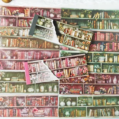 Productafbeelding van Scrapbook Journaling Accessoires, Leesthema Stickers voor Junk Journals