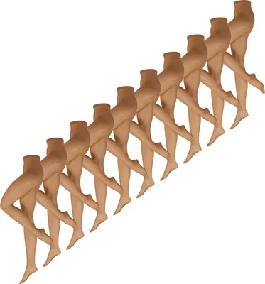 Produktbild von NUR DIE nylon transparent Fein-strumpfhose Seidenfein 15 DEN bronze 44-48