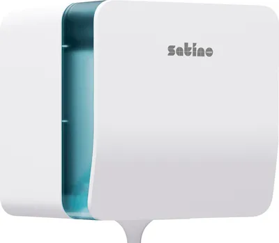 Produktbild von Spender für Putzpapier-Rollen, Innenabrollung, Papierhandtuchspender, Handtuchspender, Papierspender, variabler Papierauslass, Kunststoff, weiß, 245x260x260 mm