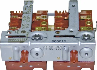 Produktbild von easyPART passend für 00496808 BOSCH Kochplattenschalterblock Schalterblock 2facher Energieregler rechts Kochfeld Herd Siemens 496808 YH80-1/50II Kochplatten stufenlose Regulierung