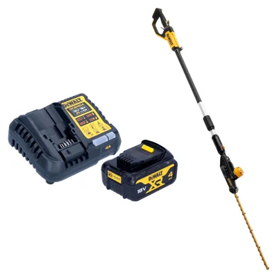 Zdjęcie produktu dla Akumulatorowe nożyce do żywopłotu DeWalt DCMPH 566 M1 18 V 55 cm + 1x akumulator 4,0 Ah + ładowarka