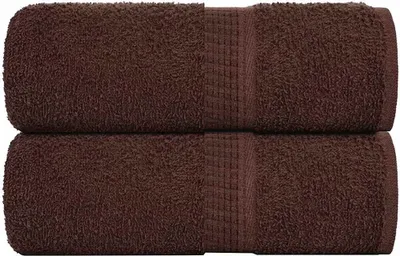 Obrázek produktu pro Ručníky pro hosty FROGN 2 ks hnědé 30x50 cm 360 g/m²