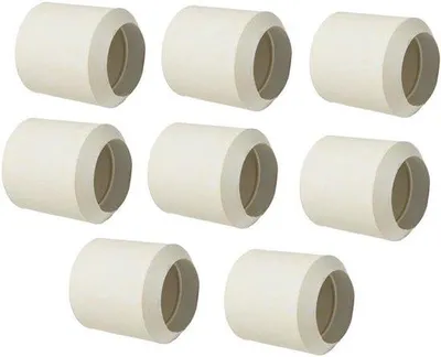 Produktbild von Famanu Stuhlhülse 25 mm - Weiß (Verpackung à 8 Stück)