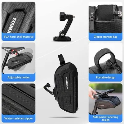 Produktbild von Famanu Fahrradtasche - wasserabweisend - 3D Hartschale - Schnellverschluss - 18 l