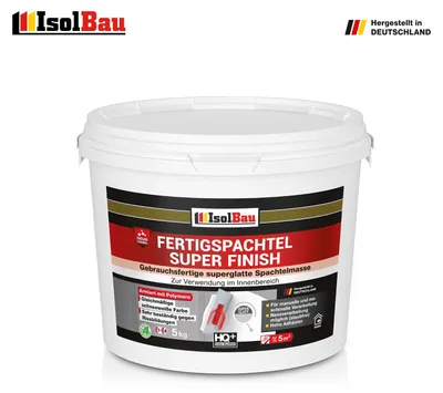 Spachtel Masse 5 kg - 100 kg Fertigspachtel Q4 SUPER Finish Gips Glätt Flächen